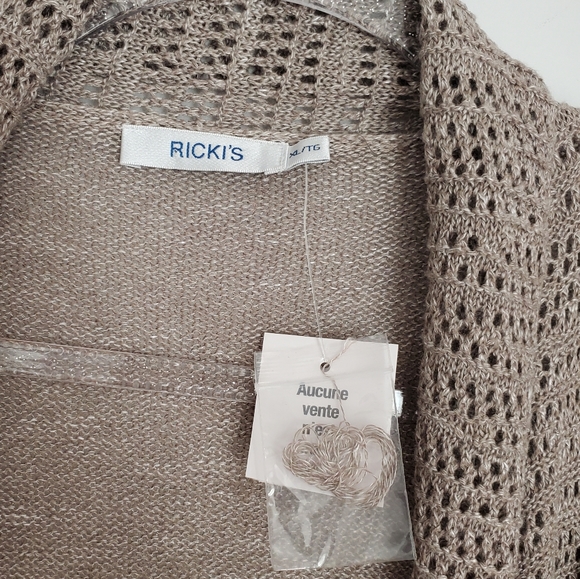 🆕️Knitted Taupe Cardigan Size XL - Picture 5 of 5